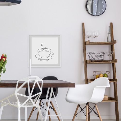 It's Coffee Time Framed Printed Wall Art