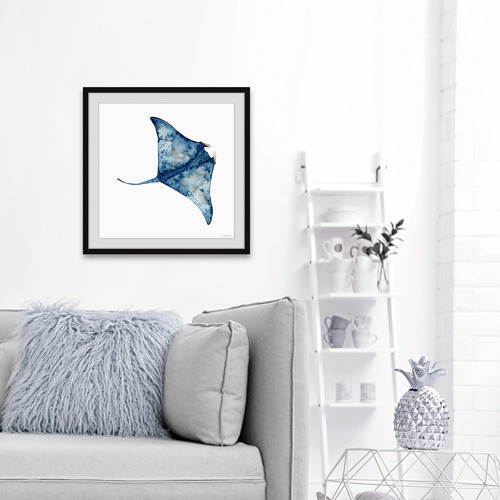 Wild Stingray Framed Printed Wall Art | Temple & Webster