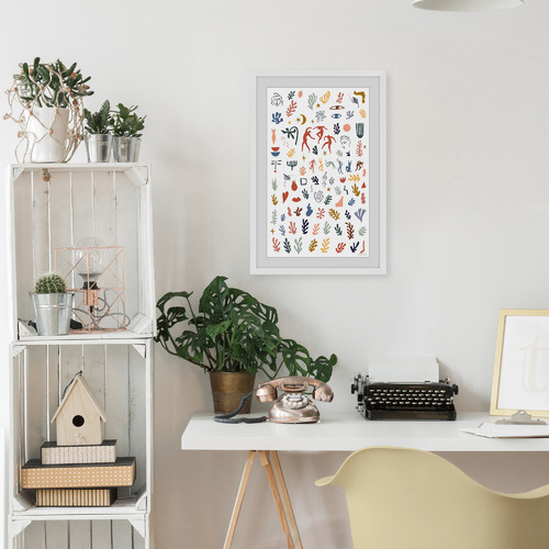 Complex Timeline Framed Printed Wall Art | Temple & Webster