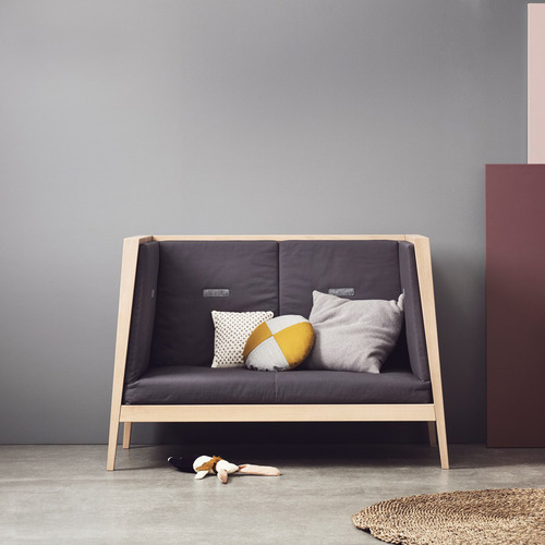 Natural Linea European Beech Wood Cot