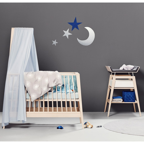 Natural Linea European Beech Wood Cot