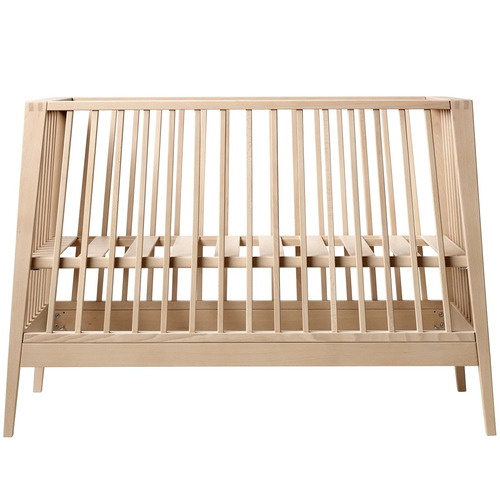 Natural Linea European Beech Wood Cot