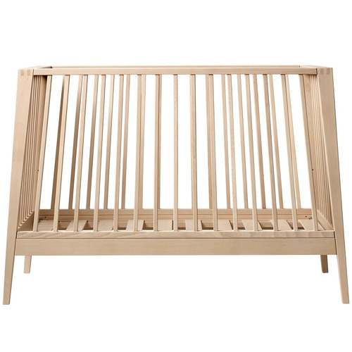 Natural Linea European Beech Wood Cot