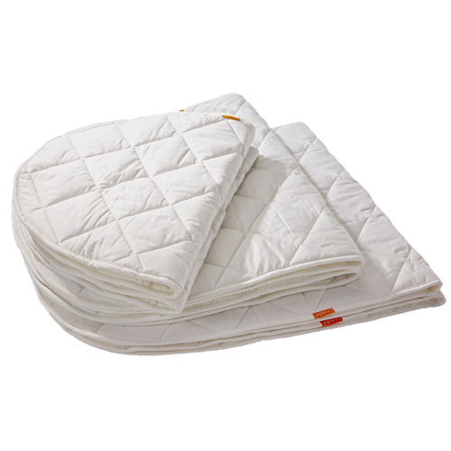 White Leander Organic Cotton Junior Bed Mattress Protector