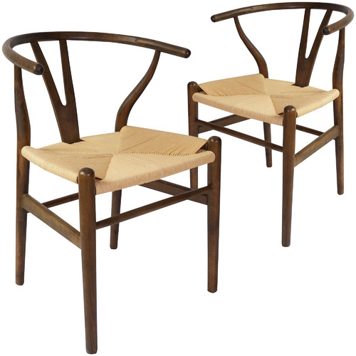 Oggetti Hans Wegner Replica Wishbone Wooden Dining Chairs Temple