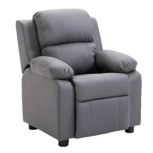 Faux Leather Recliner Chair Temple, Kids Leather Recliner
