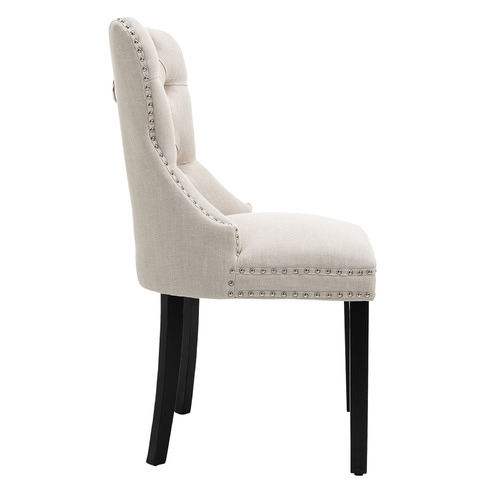 CoraHomeLiving Montreal Upholstered Dining Chairs Temple & ster