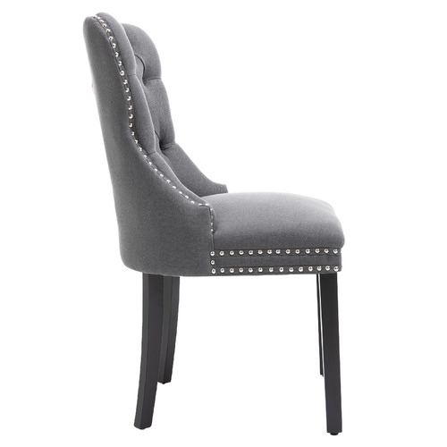 CoraHomeLiving Montreal Upholstered Dining Chairs Temple & ster