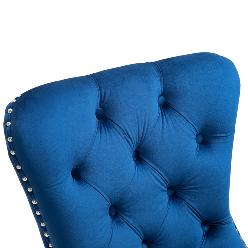CoraHomeLiving Hemsworth Nailhead Velvet Dining Chairs Temple & ster