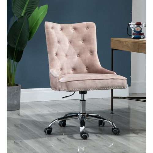 rivet modern upholstered orb office chair