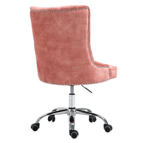 CoraHomeLiving Beverly Button Tufted Velvet Office Chair | Temple & Webster