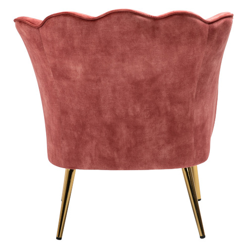 CoraHomeLiving Ariel Velvet Lounge Chair | Temple & Webster