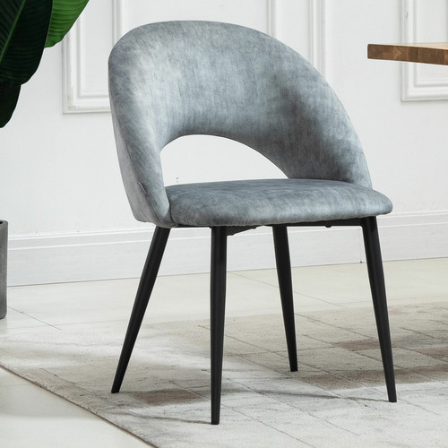 CoraHomeLiving Cressida Velvet Dining Chairs | Temple & Webster