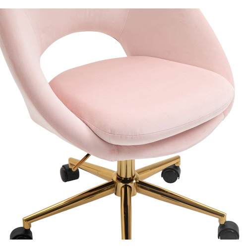 Desk chair rose discount gold