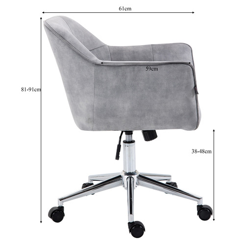Gifford Velvet Office Chair