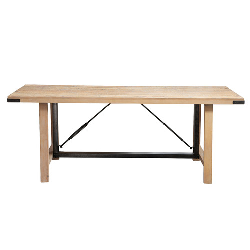 Soule Pine Wood Dining Table | Temple & Webster