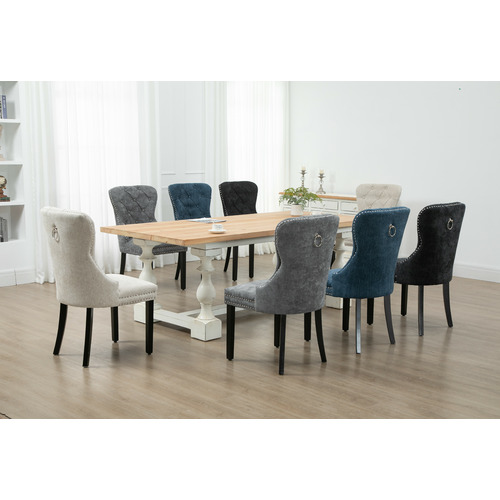 CoraHomeLiving Amha Pine Wood Dining Table Temple & ster