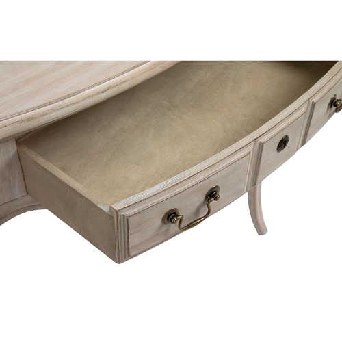 Louis XV Dresser / Desk in Wash White
