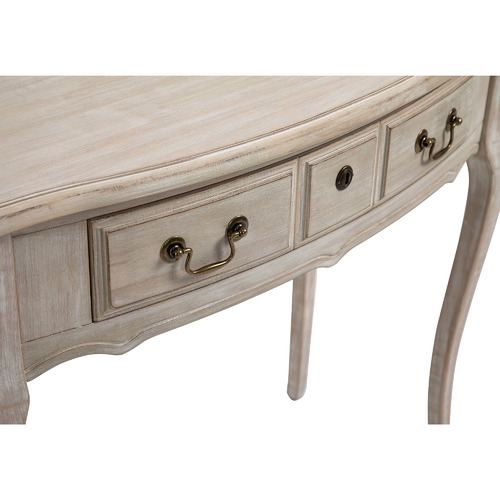 Louis XV Dresser / Desk in Wash White