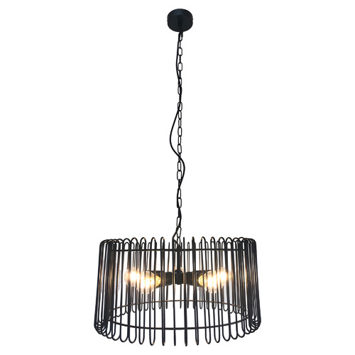 Matte Black Ezen 4 Light Pendant