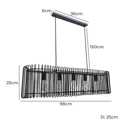 Varsha 5 Light Pendant