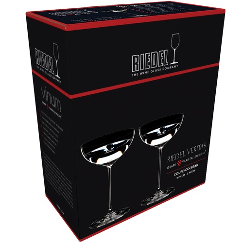 Riedel Veritas Crystal Coupe Glasses | Temple & Webster