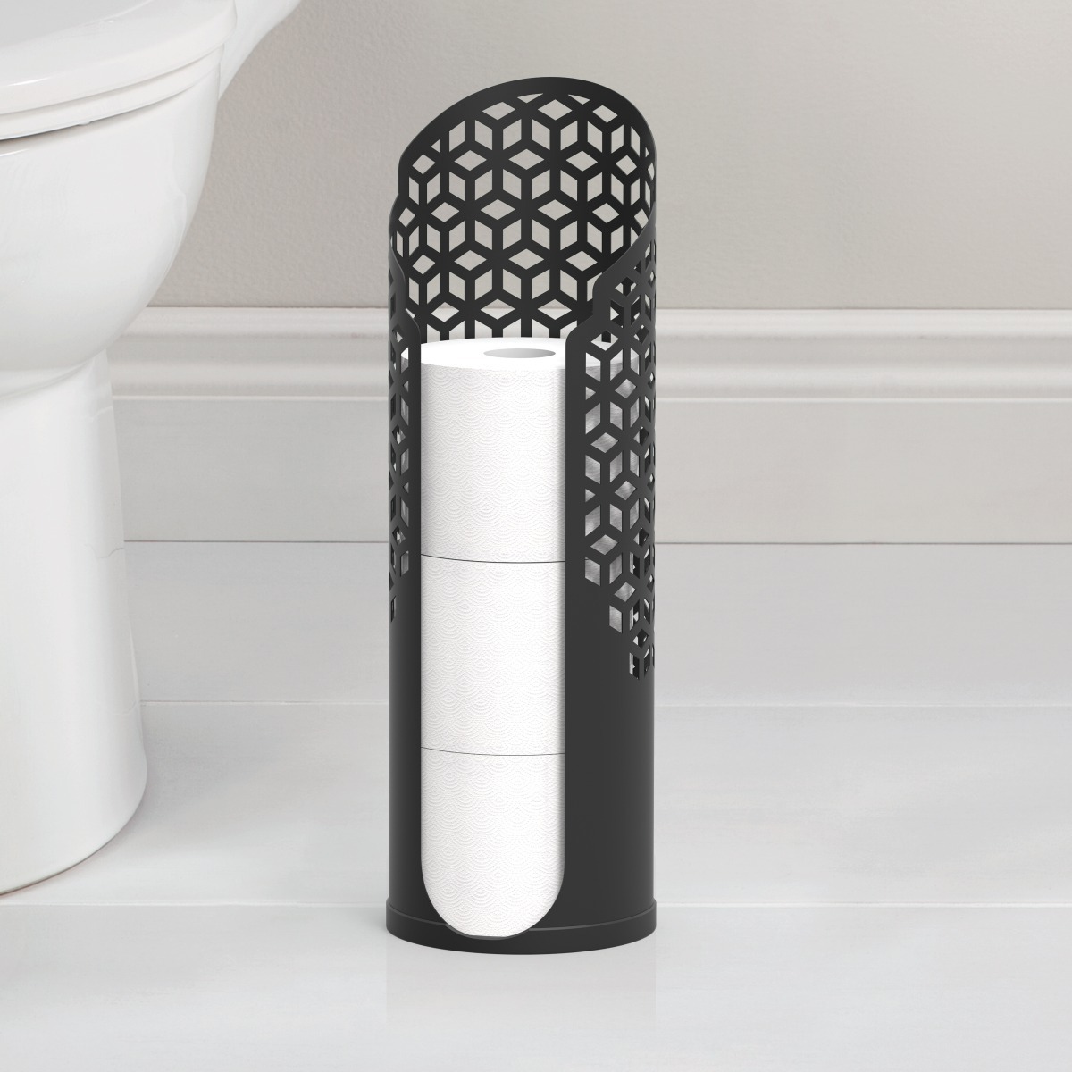 Rollo Hexacube Toilet Roll Holder