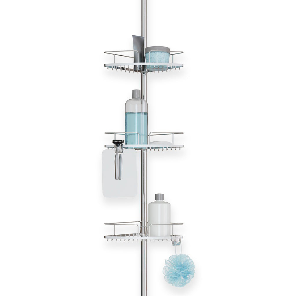 3 Tier Stephanie Tension Shower Pole Caddy