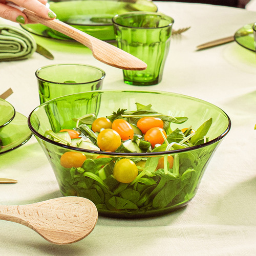 Lys 23cm Tempered Glass Salad Bowl