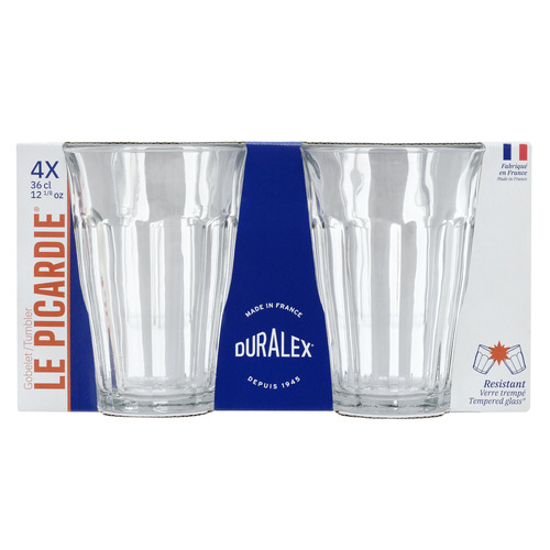 Picardie Tempered Glass Highball Tumblers