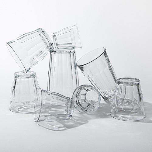 Picardie Tempered Glass Highball Tumblers
