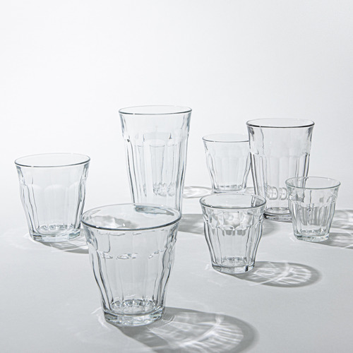Picardie Tempered Glass Highball Tumblers