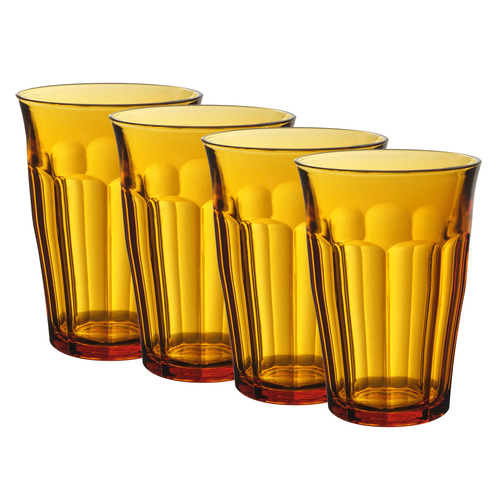 Picardie Tempered Glass Highball Tumblers