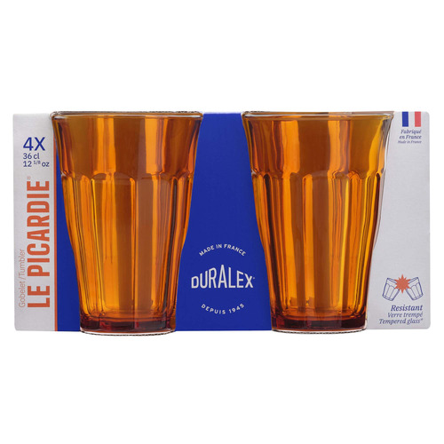 Picardie Tempered Glass Highball Tumblers