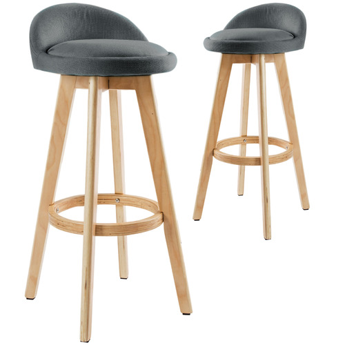 72cm Sunnie Upholstered Barstools (Set of 2)