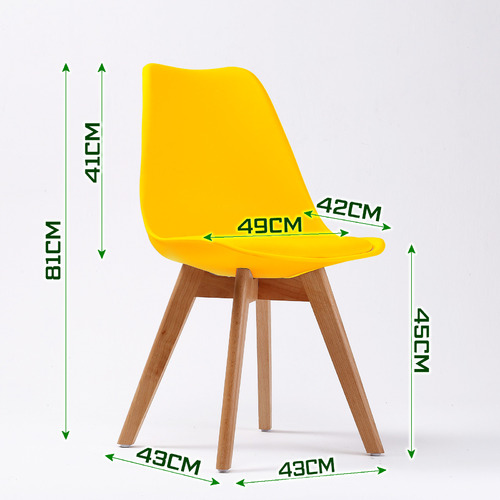 Trinity Eames Replica Faux Leather Dining Chairs Temple & ster