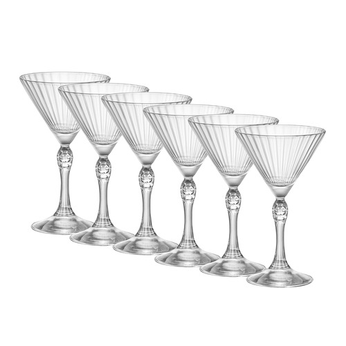 BormioliRocco America 20 155ml Martini Glasses Temple & ster