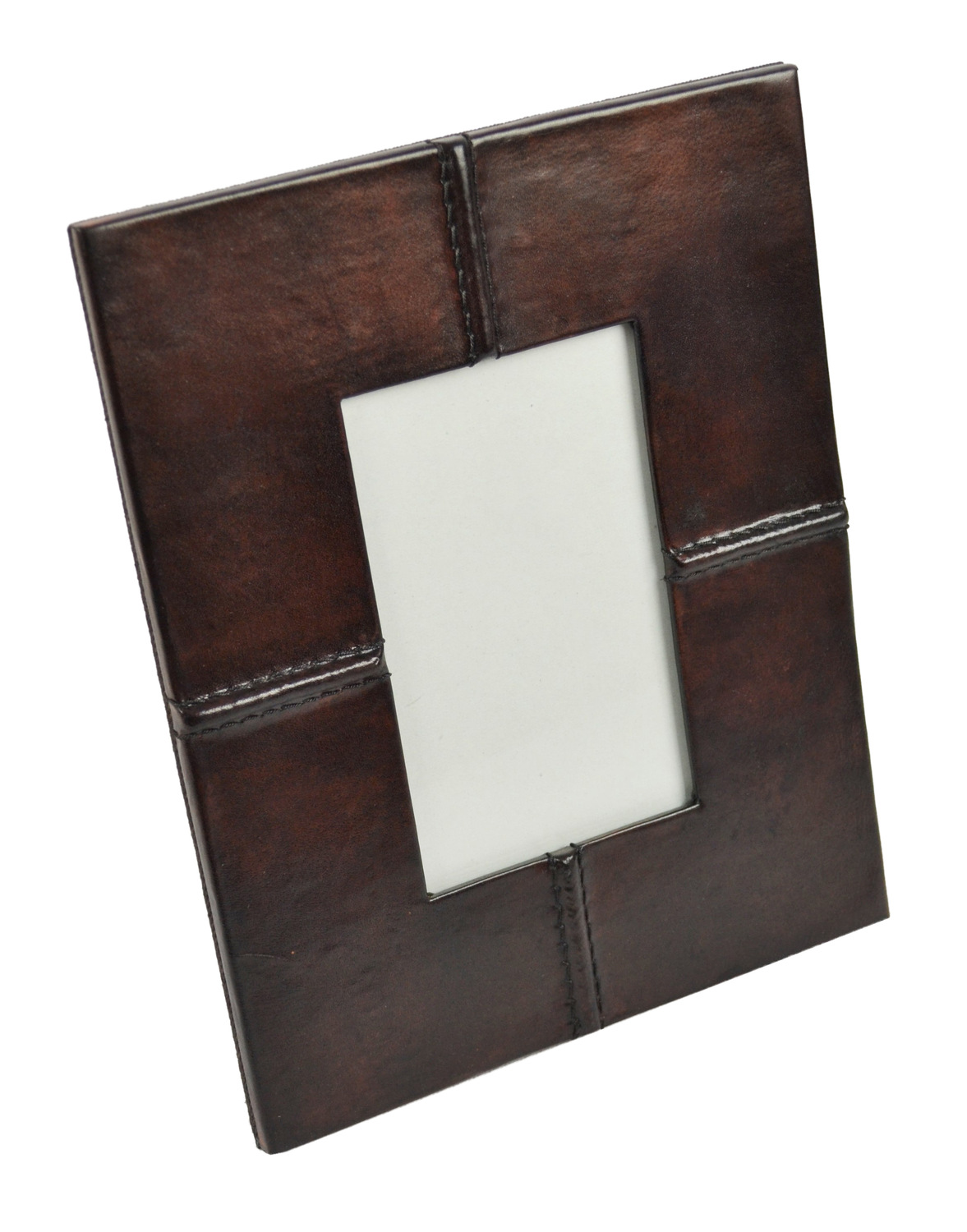 Dark Leather Photo Frame