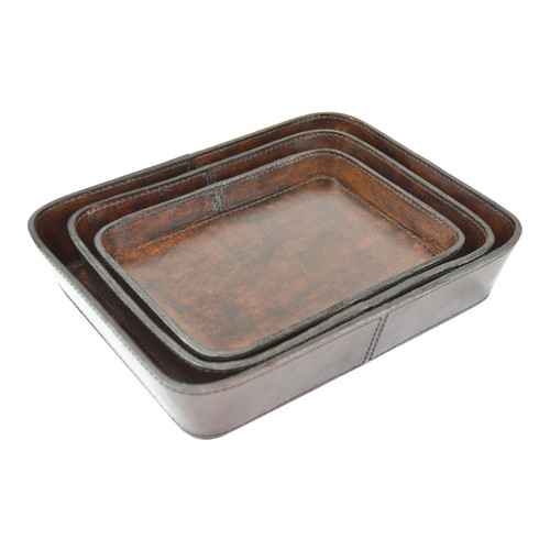 Genuine Leather Coin Trays Temple & Webster