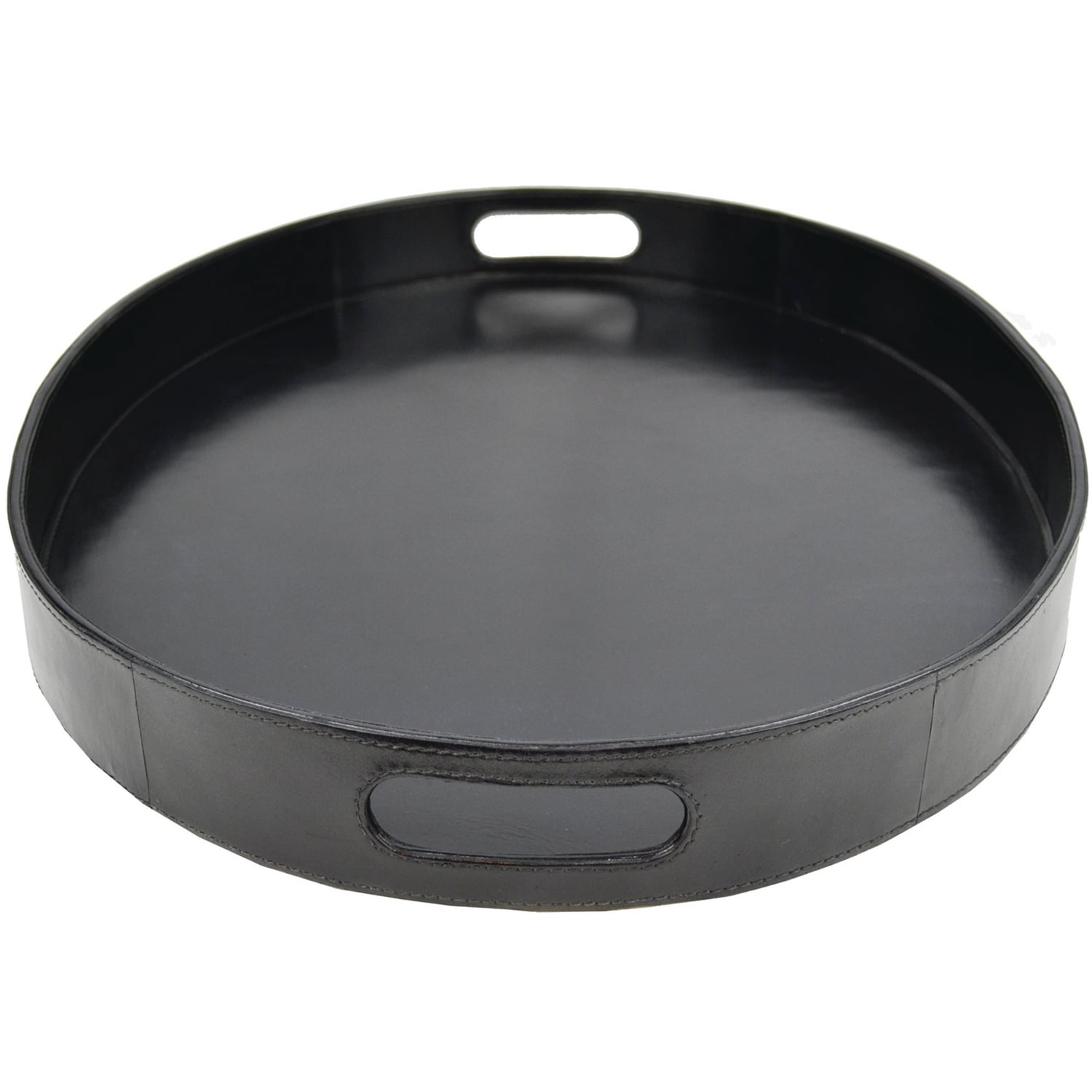 Oval Leather Tray
