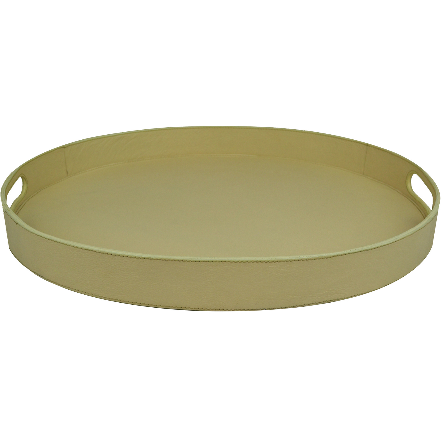 Oval Leather Tray