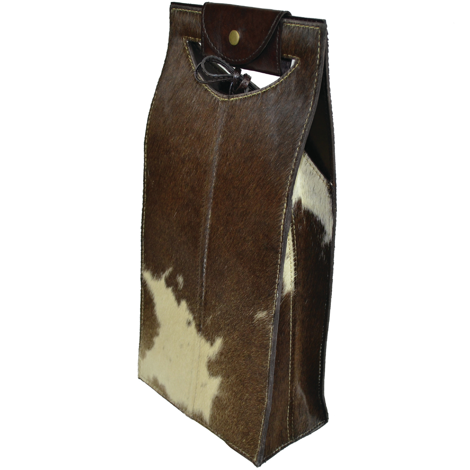 Natural Leather Double Wine Holder