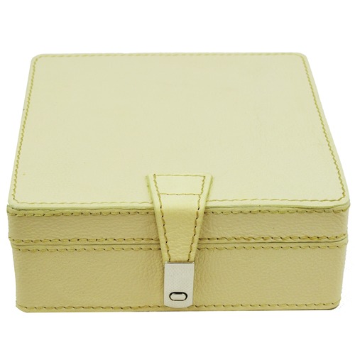 Leather Square Jewellery Box