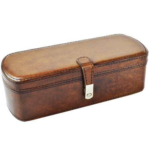 Leather 3 Watch Holder
