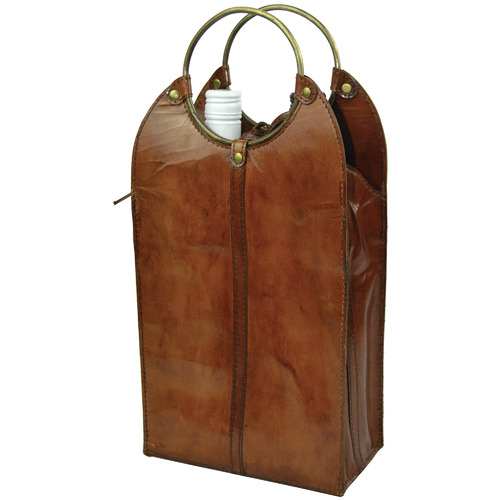 Mondavi Double Leather Wine Holder