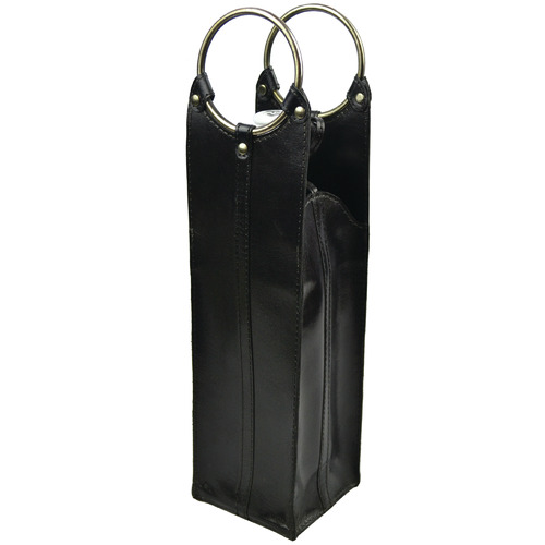 Mondavi Single Leather Wine Carrier