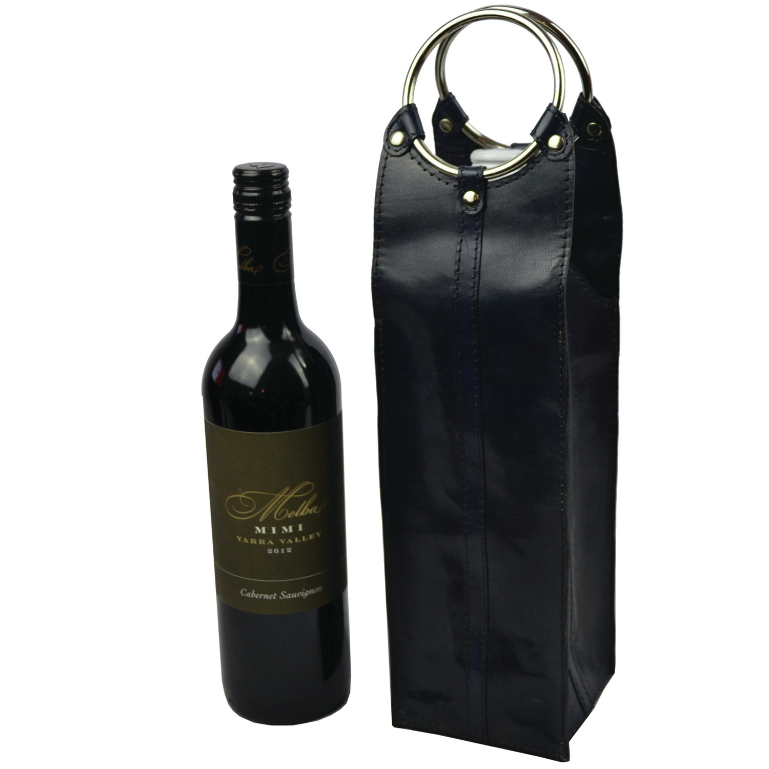 Mondavi Single Leather Wine Carrier