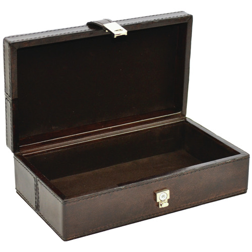 Kundra Etsy Rectangular Leather Accessories Box Temple & ster