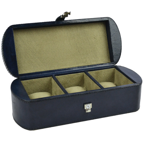 Leather 3 Watch Holder