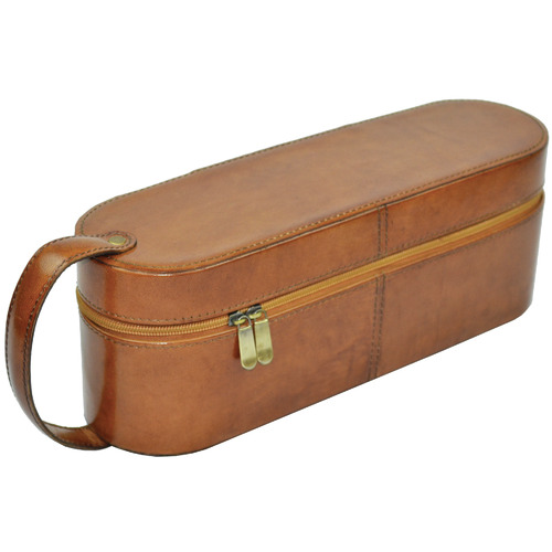 Margaux Single Leather Wine Carrier